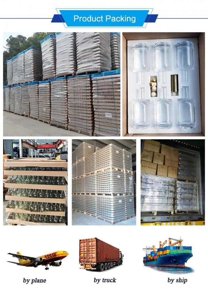 السعر الرخيص 750ml زجاج فلينت زجاج الكحول الزجاج المطبوع خصيصا للشرب الكوكتيل ويسكي الروم 8