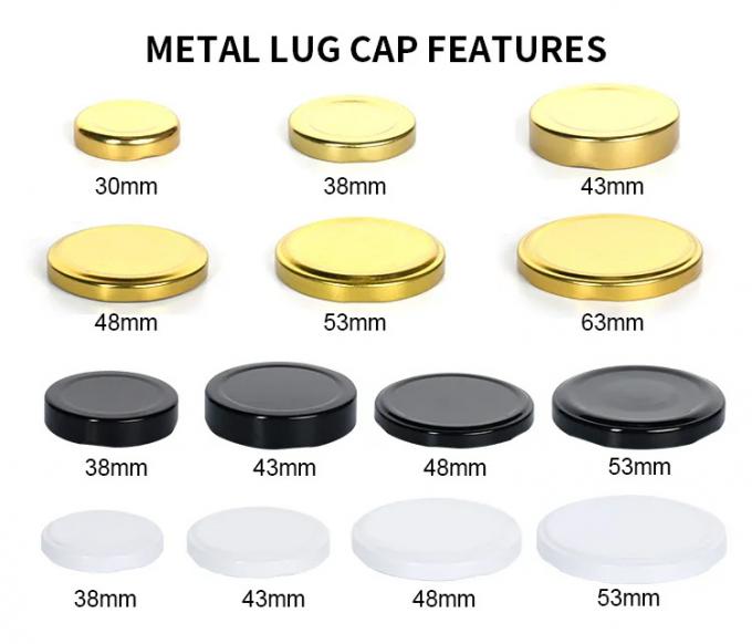 تصميم جديد 20mm 38mm 48mm 63mm بطاقات معدنية ملونة مخصصة أغطية بطاقات معدنية 1