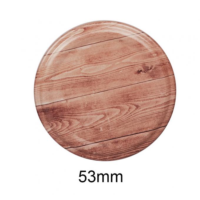 تصميم جديد 20mm 38mm 48mm 63mm بطاقات معدنية ملونة مخصصة أغطية بطاقات معدنية 8