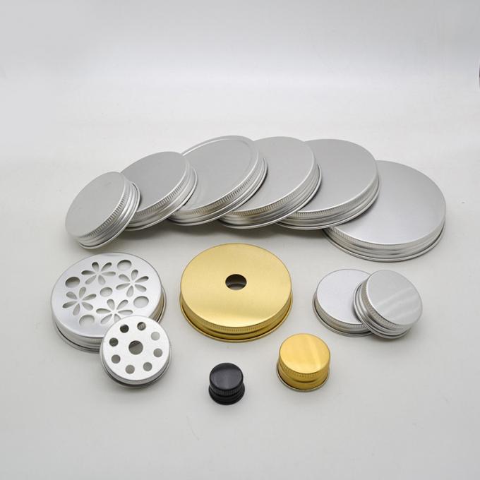 أغطية زجاجات الصودا المعدنية ذات الخيوط زجاجات زجاجات الحليب الزجاجات الألومنيوم 13mm-104mm 1