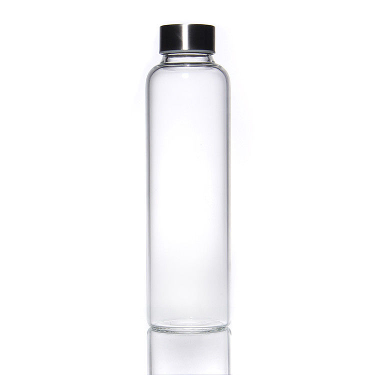 زجاجة زجاجية مصنعة 420ml 600ml زجاج بوروسيليكات زجاجة شرب الرياضة المائية