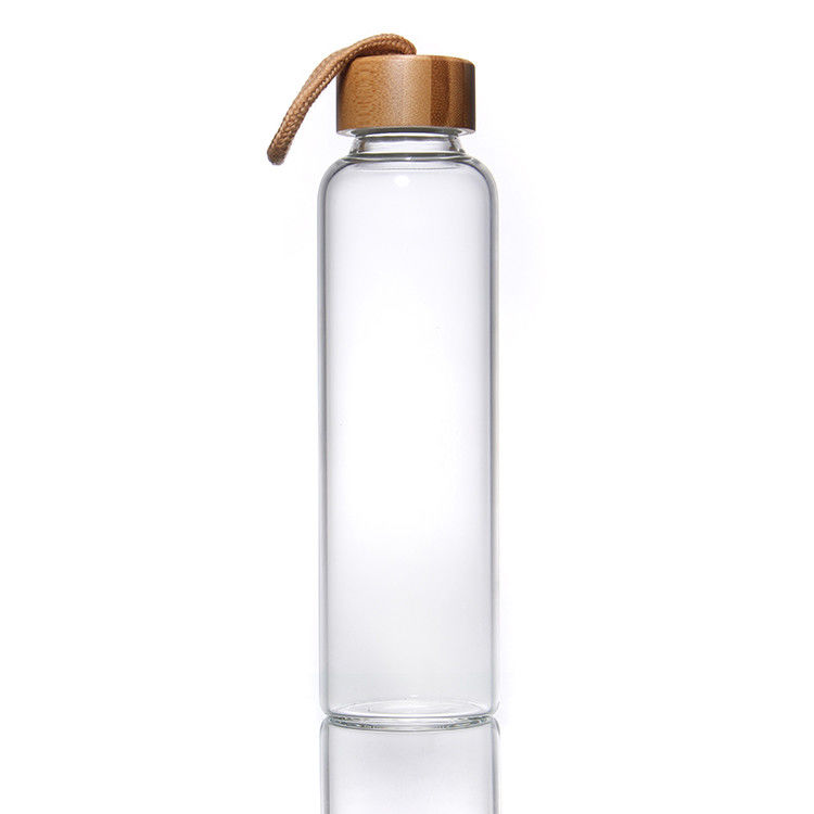 زجاجة زجاجية مصنعة 420ml 600ml زجاج بوروسيليكات زجاجة شرب الرياضة المائية